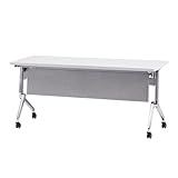 TOKIO NANホールディングテーブル パネル付 W1500×D600×H720mm NAN-1560P ホワイト