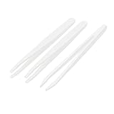 a14082500ux0075プラスチック抗静的ダストフリーのフラットヒントピンセット（3ピース）