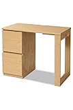 JKプラン 育てるデスク コンパクト デスク チェスト セット 買い足し 可能 机 収納 キャビネット 付き 大人の勉強机 木製 省スペース 幅90 ナチュラル TSFWD0002NA