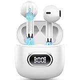 イヤホン bluetooth ワイヤレスイヤホン 【2025年爆売れモデル】 ブルートゥース イヤホン 42時間の再生時間 Bluetooth 5.3 自動ペアリング IPX7防水 ENC降噪 Hi-Fi音質 ぶるーとゅーすイヤホ ン マイク付き ハンズフリー通話 Type-C急速充電 LEDディスプレイ表示 小型/軽量 iPhone/Android/Pad適用 スポーツ/WEB会議/通勤/通学