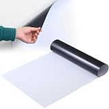 life_mart ホワイトボード マグネットシート 白 【 全長100×幅60cm 大判 】 ロールタイプ ツヤ無し 車 冷蔵庫 マグネットボード 磁石シート 予定表 伝言板 店舗 業務用 車用 (2個セット)