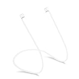 AirPods専用 ネックストラップ 落下防止 シリコン製 55cm for Apple Ai...