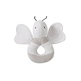Burt's Bees Baby - Loop Bee Plush Toy 100% Organic Cotton (Grey) [並行輸入品]