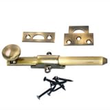 6インチSolid Brass Heavy Dutyサーフェスボルトアンティーク真鍮仕上げ
