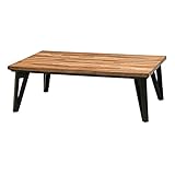 こたつ 幅120cm 長方形 ウォールナット 幅120×奥行75×高さ40cm フラットカーボンヒーター 薄型こたつ