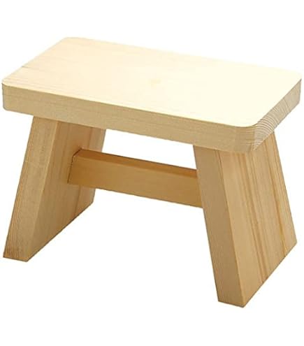 Amazon.co.jp: Yamako Bath Chair, Natural, Medium : Home & Kitchen