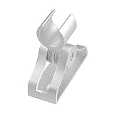 SODIAL(R) バスルームウォールマウント19mmの直径のハンドル　調整できるアルミシャワーヘッドホルダー