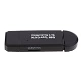 Perfk オスOTG USB　 3.1タイプC→オス　マイクロ　USB→SDカードリーダー　スプリッタ　アダプタ