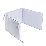 Cambrass Cot Bumper (60 x 60 x 40 cm, Keito Blue) by Cambrass