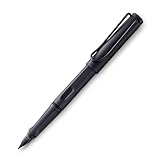 LAMY ラミー 万年筆 EF 極細字 サファリ スチールブラック L0E2-EF 正規輸入品