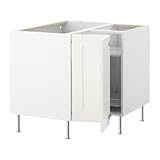 IKEA(イケア) FAKTUM イェデル ホワイト 29862418 コーナーベースキャビネット、イェデル ホワイト