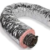 断熱エアダクト、4 " x 25 '
