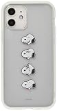 グルマンディーズ ピーナッツ IIIIfit Clear iPhone12/12 Pro(6.1インチ)対応 ケース スヌーピー SNG-511A