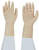 QRP X612HCM Qualatex HiPro XC Latex Glove,Disposable,PowderFree,6milThickness, 12Length,Medium,White