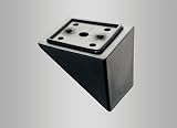 Deckorators Square Estate階段Adaptors – ブラック( 20パック)
