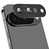 Podick カメラフィルム Google Pixel 10用 カメラ保護 9H強化ガラス アルミ合金 グーグル ピクセル10 カメラカバー 高透過率 黒縁取り 露出オーバー防止 キズ防止 全面保護 耐衝撃 指紋防止 飛散防止 気泡ゼロ 極薄 レンズプロテクター (ブラック)