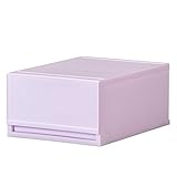 日本製 カラフル 収納ケース 収納チェスト PLUST MILKY （プラスト ミルキー） FR3401 (34cm幅 1段, バイオレット)