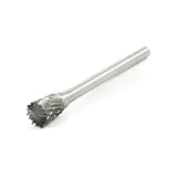 uxcell　　　丸　 メタル製プラウレッドグレー　ファイリングガラス　5mm x 180mm