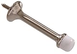 The Hillman Group The Hillman Group 852929 3 In. Rigid Door Stop - Standard Type - Satin Nickel 2-Pa