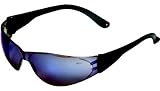 MCR Safety CL118 Checklite Polycarbonate Blue Mirror Lens Safety Glasses with Spatula Temple [並行輸入品]