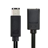 xiwai Firewire 高速 1394a 400-400 IEEE 6ピンメス→6ピンオス延長ケーブル 20cm ノートパソコンデータビデオキャプチャカード用