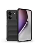 For Xiaomi POCO M7 Pro 5G ケース カバー ソフト TPU ケース YANMONGI 耐衝撃 落下防止 滑り止め レンズ保護 傷防止 衝撃吸収 携帯ケース Xiaomi POCO M7 Pro 5G スマホケース 対応 (ブラック)