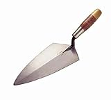 Kraft Tool RO310-11L W. Rose Limber Philadelphia Brick Trowel with Leather Handle, Standard Shank, 1