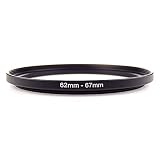 [Future Cruise] カメラレンズ用 ステップアップリング レンズアダプター 変換アダプター (62mm→67mm)