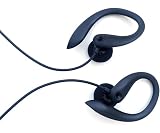 エアージェイ 3.5mm ハンズフリー耳掛けステレオイヤホン ブラック HA-ES43 BK