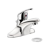 Cleveland Faucets CA40711 Cornerstone Single-Handle Bathroom Faucet with 50/50 Pop-Up Drain, Chrome 