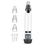 毛穴吸引器 SANVU 毛穴クリーン ニキビ吸引 黒ずみ吸出し 45℃温熱ケア 美顔器 しわ減少 美肌 美容 フェイスケア 4つの吸引ヘッド