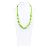 Bumkins Nixi Ciclo Silicone Teething Necklace, Green by Bumkins