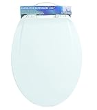 Aqua Plumb Aqua Plumb CTS380BO Elongated Plastic Toilet Seat - Bone by Aqua Plumb