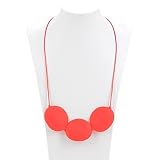 Baby Teething Necklace Collection for Mom- BPA Free, Nontoxic Silicone Fashionable Teething Jewelry 