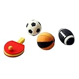 ミニ1/12ドールハウススポーツボールドールハウスの装飾ふり遊びおもちゃ遊び場ボールバスケットボールラグビー子供のための女の子男の子子供