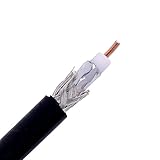 400 ft rg6同軸ケーブル承認3 GHzソリッド銅センターConductor Satellite信号ビデオ配布スイープin-wall、SBCA準拠、by NACワイヤとケーブル