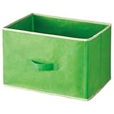 （まとめ） 不二貿易 不織布インナーボックス W390×D250×H250mm グリーン 83870 1個 【×10セット】