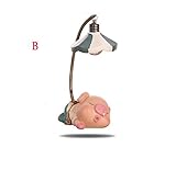 TBWバッテリLED Pig Childrens Night Lightsノベルティアイテムベッドサイドブックデスクランプテーブルライトランプ 4'' x 8'' inch
