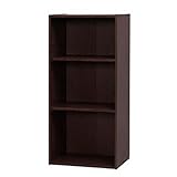 アイリスオーヤマ カラーボックス 3段 幅41.4×奥行29×高さ88.2cm ブラウンオーク 可動棚 CX-3KD