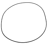 zspowertech オイルシールOリング　ラバー製フォークシール　205mm x 200mm x 2.65mm