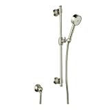 Rohl 1320STN Michael Berman Shower Merchandise Pak Handshower Set in Satin Nickel [並行輸入品]
