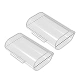 2 スロット単三電池収納ボックス透明 PP バッテリーホルダーオーガナイザー保護カバーケース 1-2 本単三電池用 2 スロットバッテリー収納ケースコンテナプロテクタークリップ付き