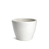 鉢 KANEYOSHI 陶器 10号 植木鉢 白 LL