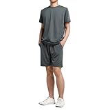 [YOUTHUP] ジャージ メンズ 上下セット スポーツスウェット 夏 半袖 tシャツ ハーフパンツ トレーニング ランニングウェア 吸汗速乾 運動服 カジュアル 大きいサイズ