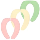 【日本製 消臭 洗える】 サンコー ずれない トイレ 便座カバー 洗い替え 節電 3色組 ピンク グリーン イエロー おくだけ吸着 KZ-03