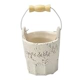 プチバケツプランター ミニ鉢カバー 2号用 ホワイト 白