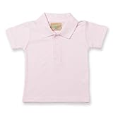 (ラークウッド) Larkwood ベビー・赤ちゃん・キッズ・子供 半袖ポロシャツ トップス (0-6ヶ月) (ペールピンク)
