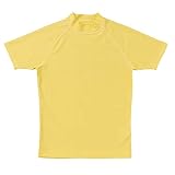 [リンネ] ラッシュガード キッズ 子供 半袖 Tシャツ イエロー 110