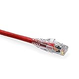 Leviton 62460-10R eXtreme 6+ Standard Patch Cord, CAT 6, 10-Foot Length, Red [並行輸入品]