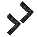 F Fityle 2点セット　直角クランプ スコヤ コーナークランプ　木工 額縁 固定用　高硬度 ブラック